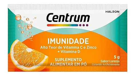 CENTRUM PO IMUNIDADE EFERVESCENTE COM 12 ENVELOPES