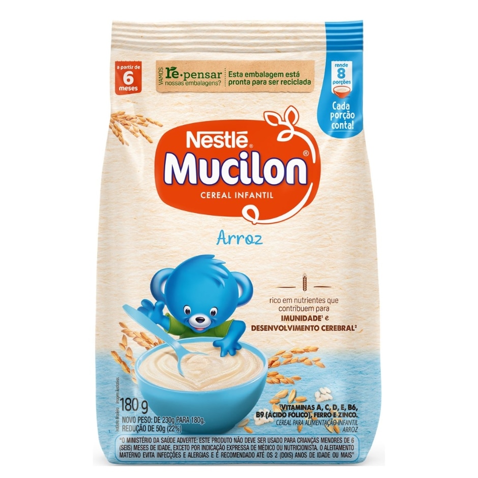 CEREAL INFANTIL MUCILON ARROZ 180G
