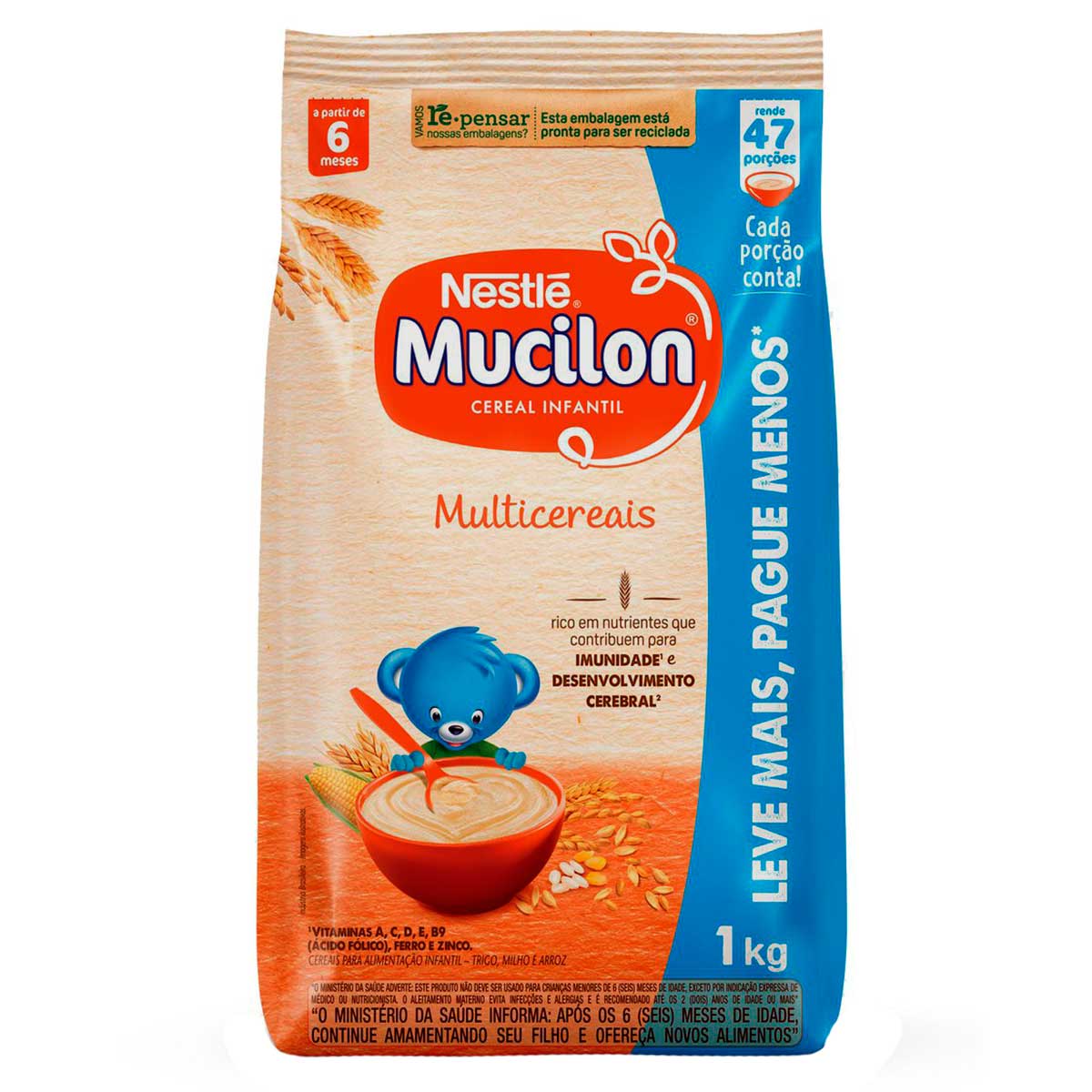 CEREAL INFANTIL MUCILON MULTICEREAIS 1KG