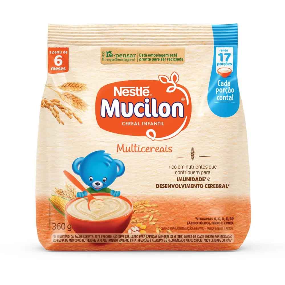CEREAL INFANTIL MUCILON MULTICEREAIS 360G