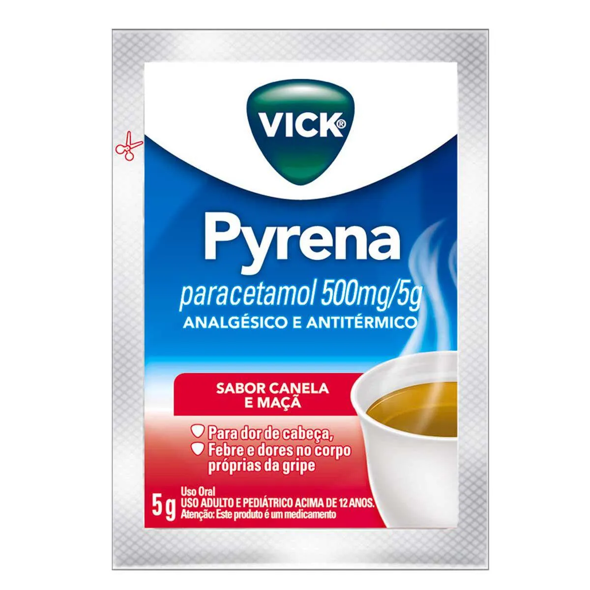 Thumbnail de CHA VICK PYRENA 500MG MEL E LIMAO P&G 5G