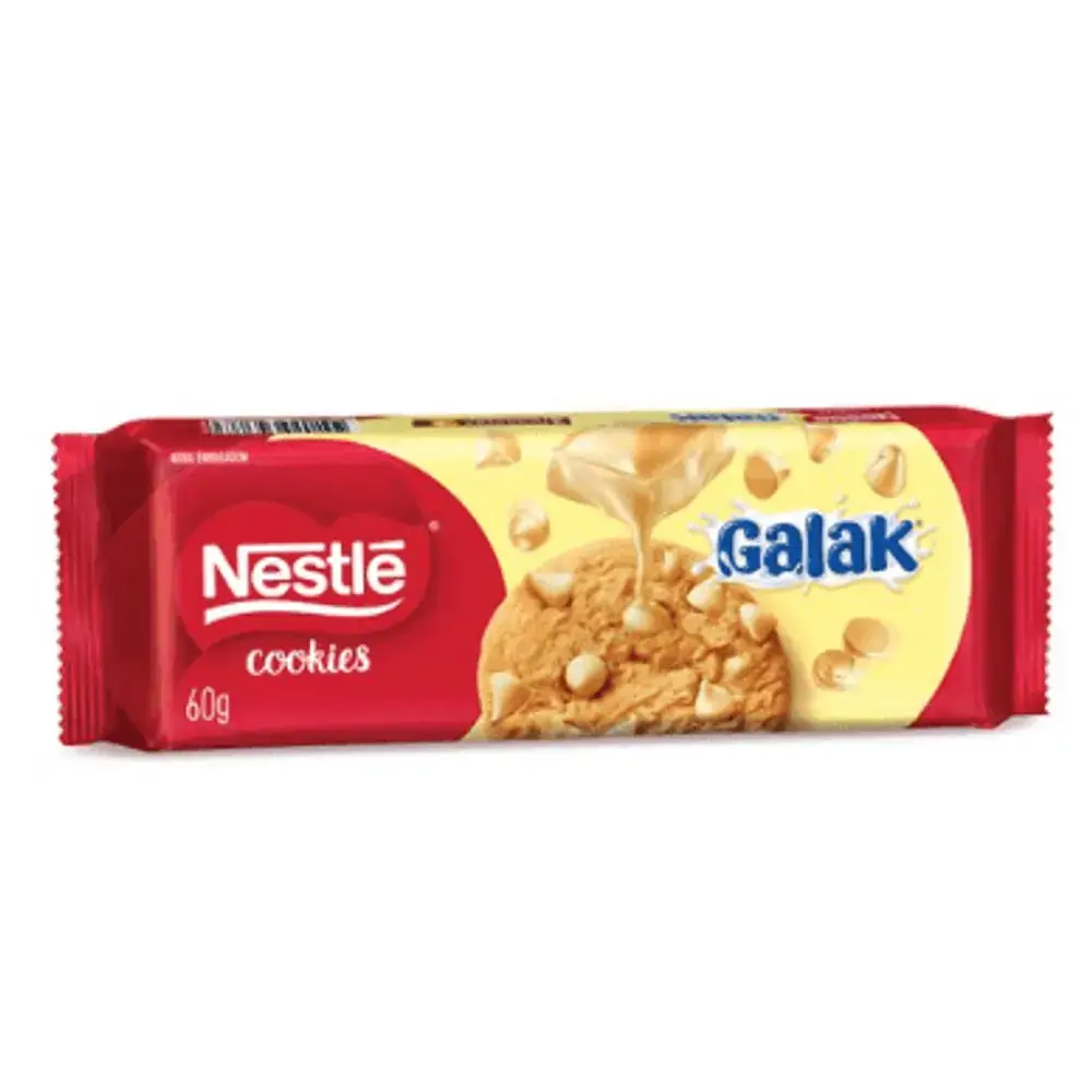 CHOCOLATE BRANCO GALAK COM GOTAS DE COOKIE 60G