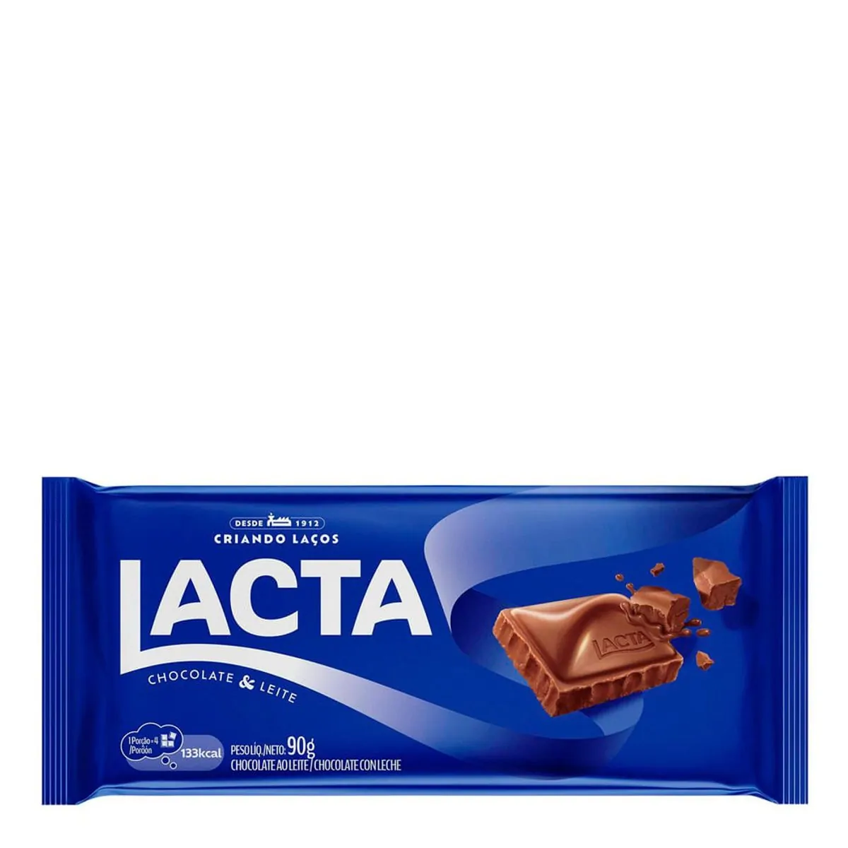 CHOCOLATE LACTA AO LEITE 80G