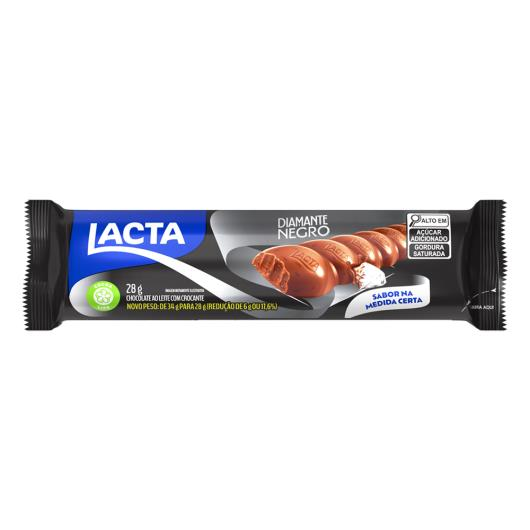 CHOCOLATE LACTA DIAMANTE NEGRO 28G