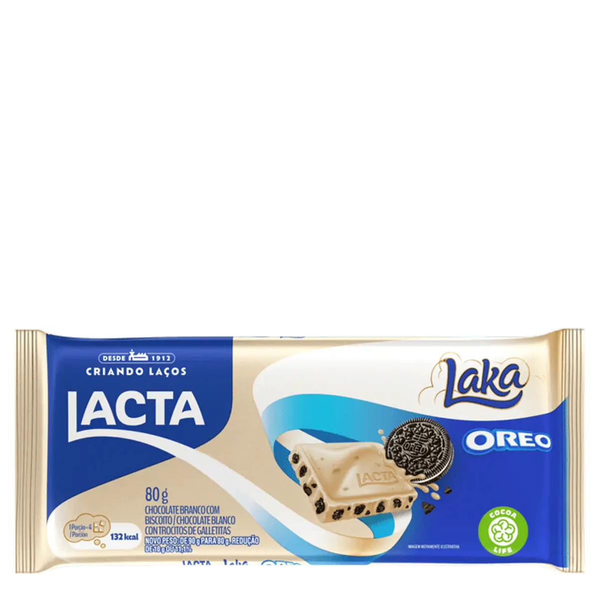 CHOCOLATE LACTA LAKA OREO 80G