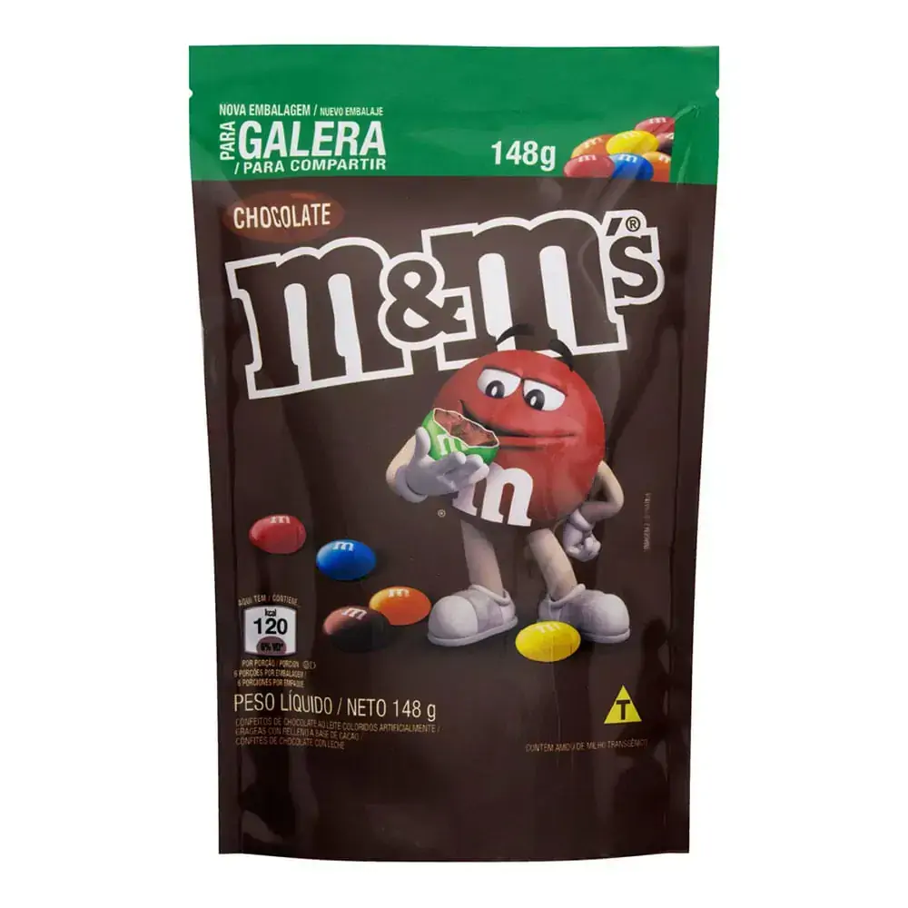 CHOCOLATE M&M'S AO LEITE 148G