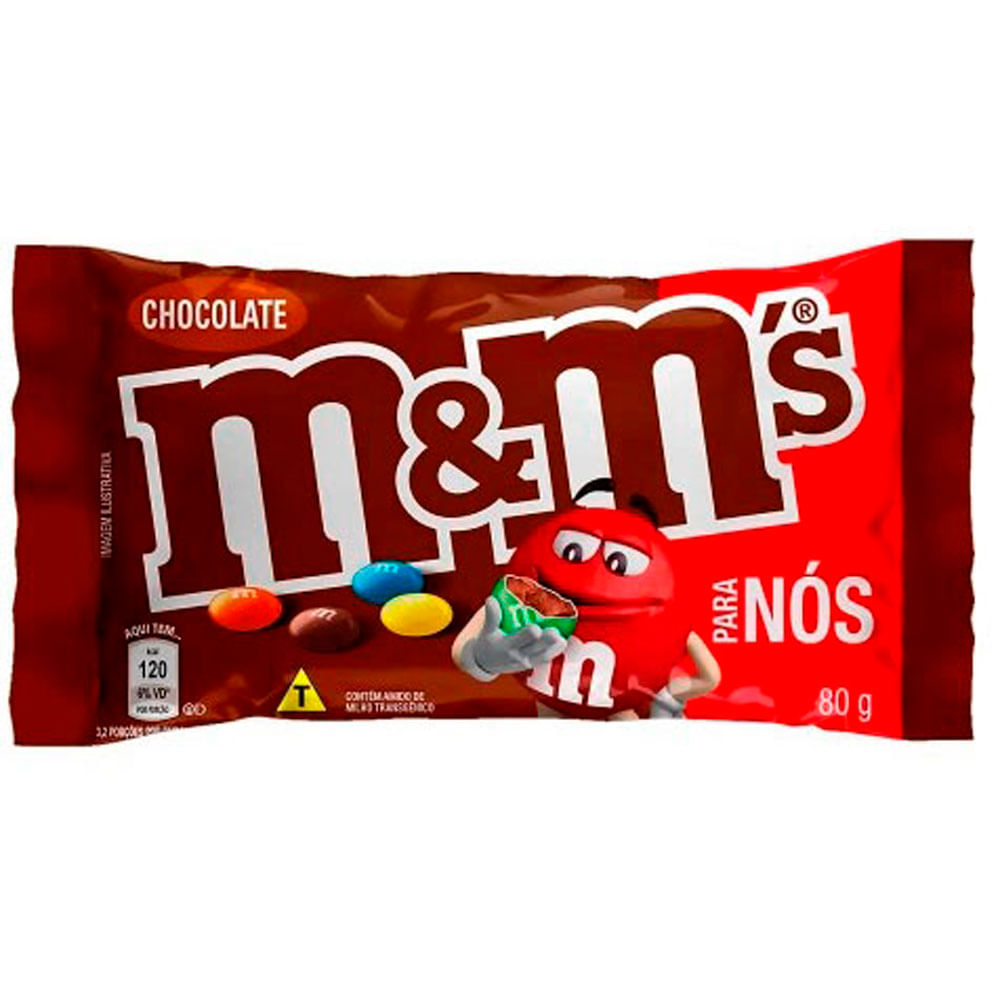 CHOCOLATE M&M'S AO LEITE 80G
