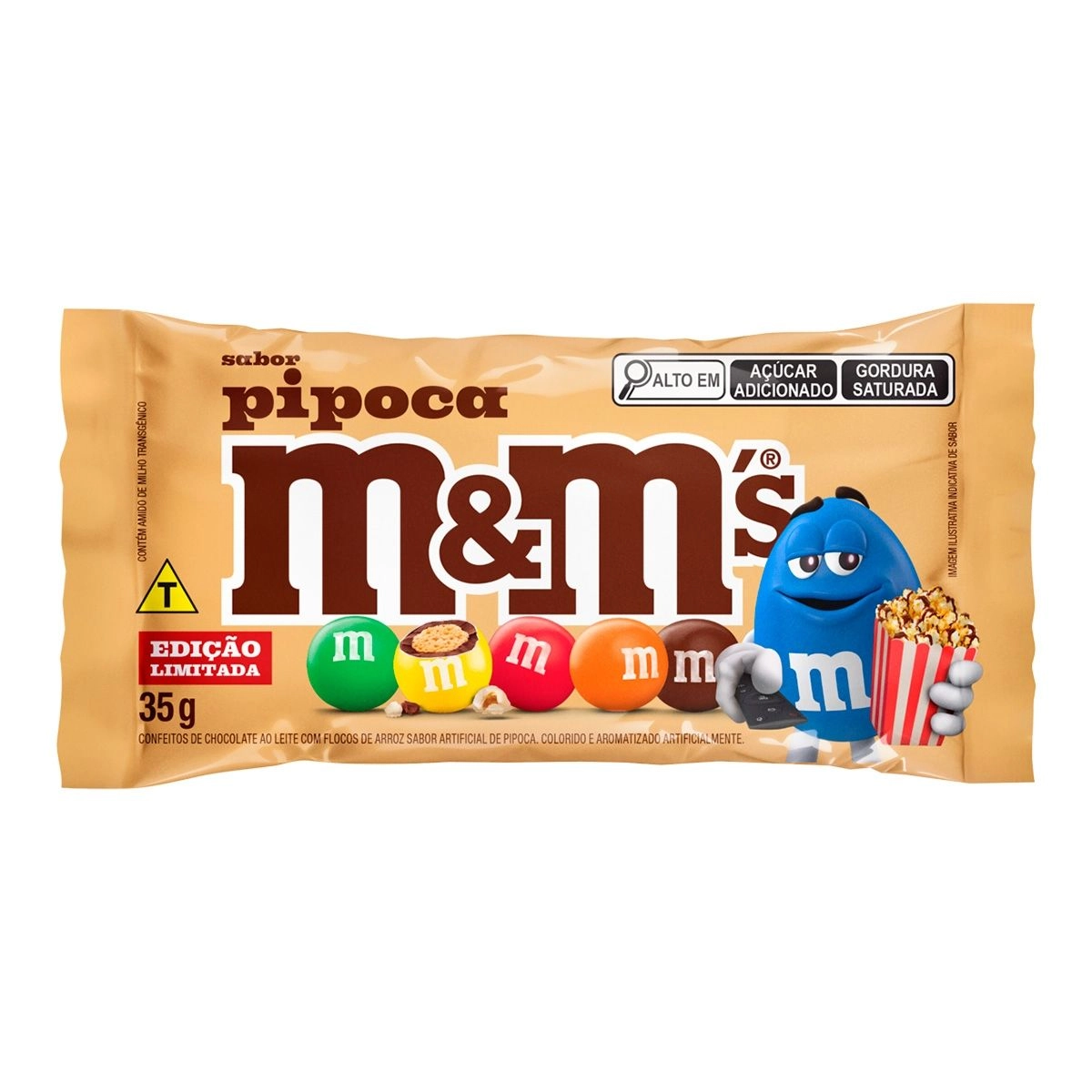 CHOCOLATE M&M'S PIPOCA 35G