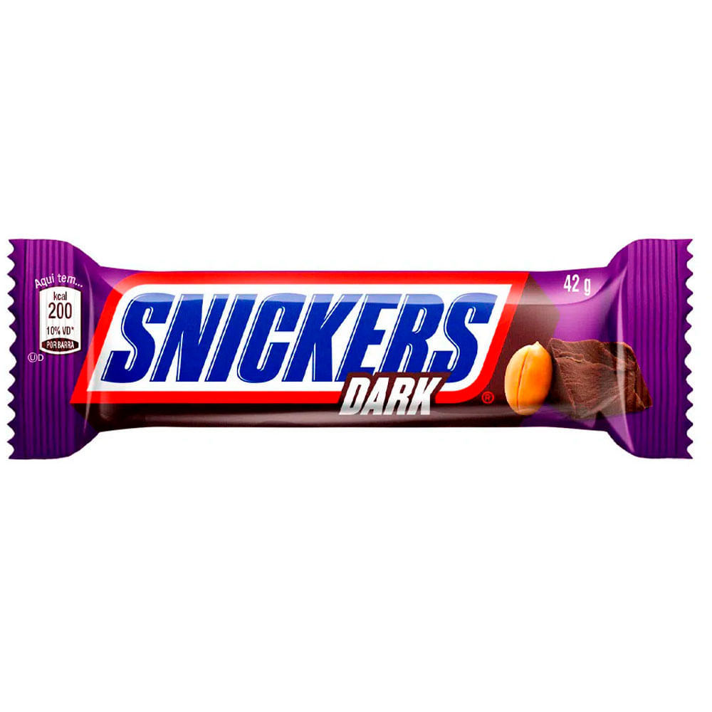 CHOCOLATE SNICKERS DARK BARRA 42G