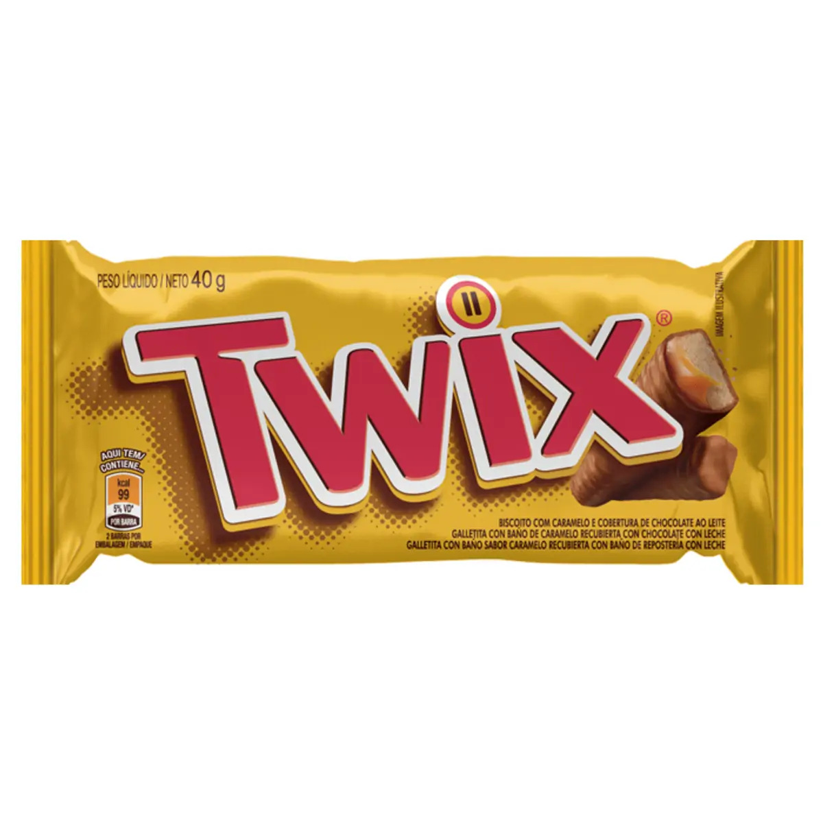 CHOCOLATE TWIX ORIGINAL NESTLE 40G