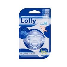 CHUPETA LOLLY 100% SILICONE ORTODONTICA T1 NEUTRA