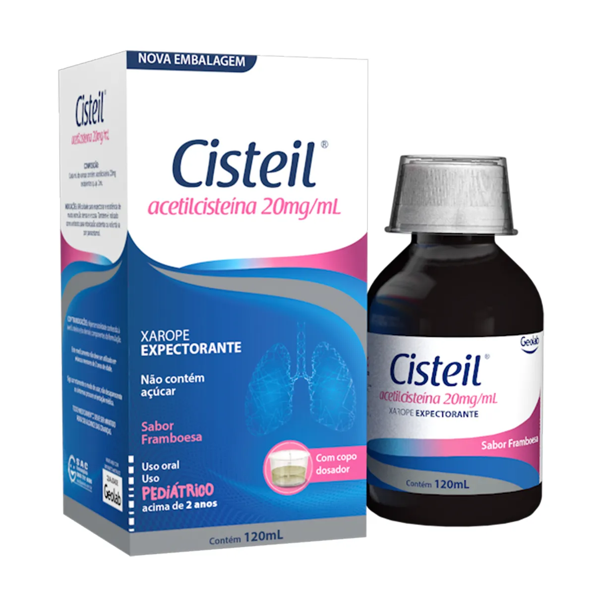 CISTEIL INFANTIL 20MG XAROPE 120ML GEOLAB