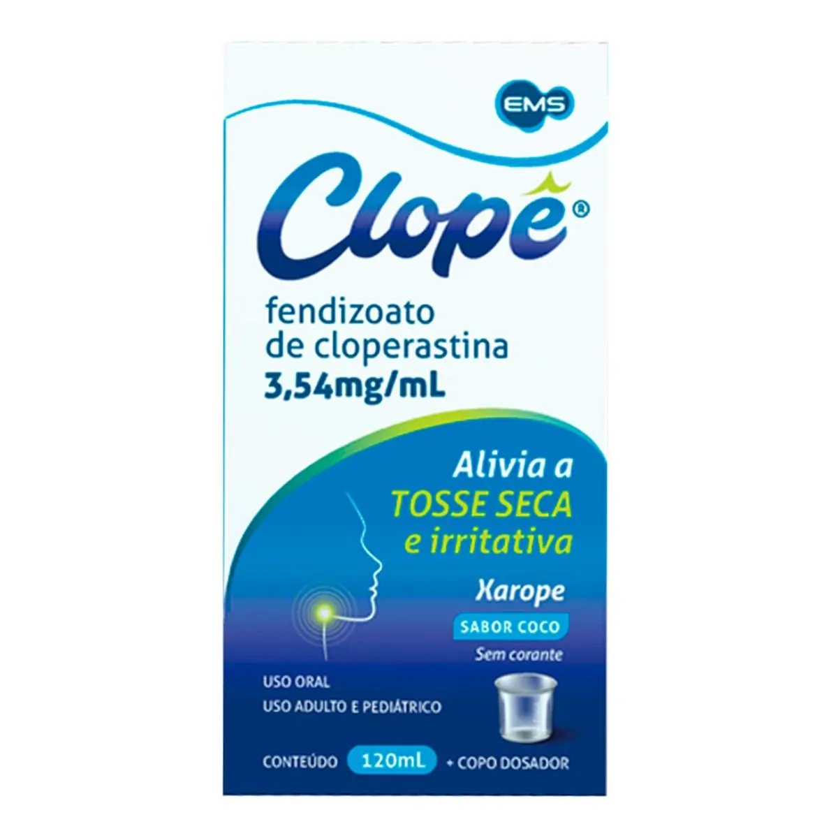 Thumbnail de CLOPE 3,54MG/ML XAROPE 120ML EMS