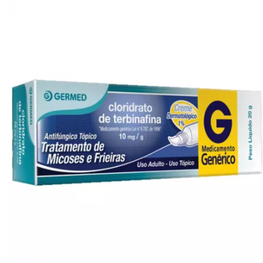 CLORIDRATO DE TERBINAFINA GERMED GENERICOS CREME 20G