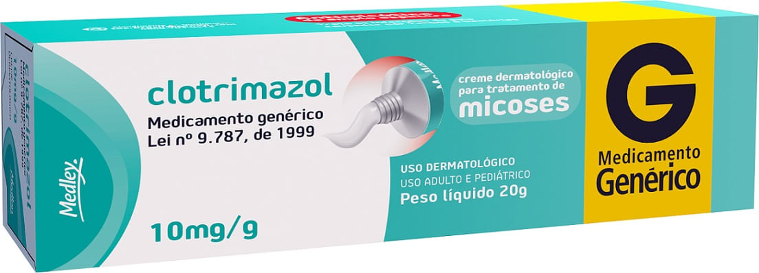 CLOTRIMAZOL SANOFI MEDLEY CREME DERMATOLOGICO 20G