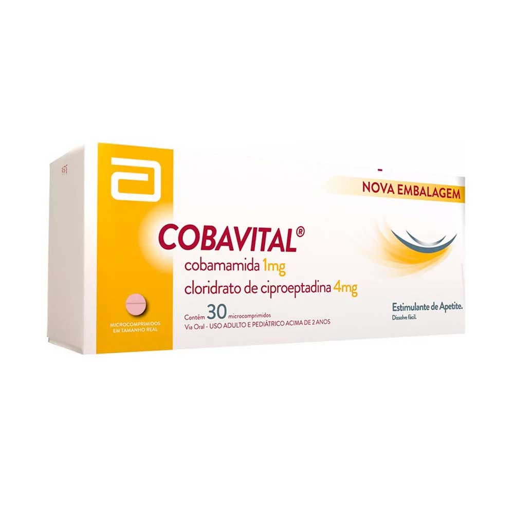 COBAVITAL 1 E 4MG ABBOTT CAIXA COM 30 COMPRIMIDOS
