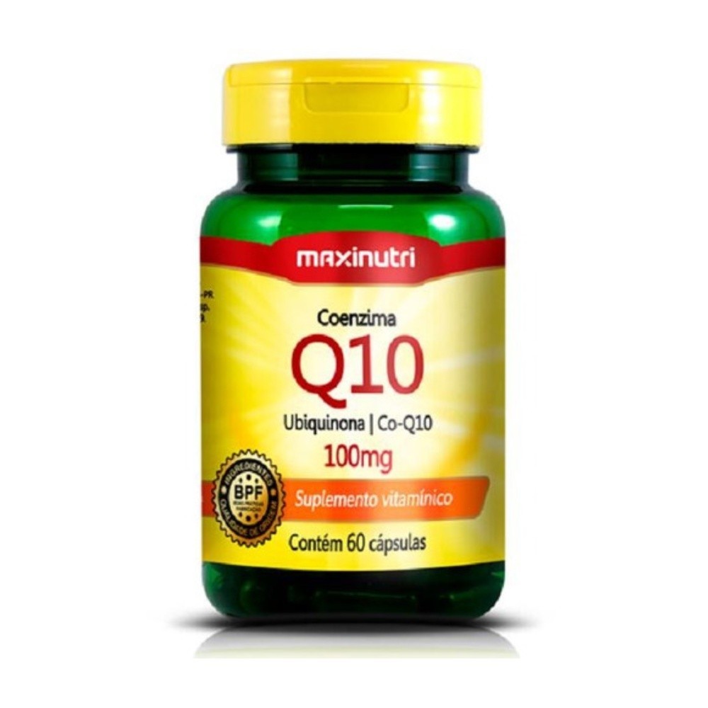 COENZIMA Q10 100MG MAXINUTRI COM 60 CAPSULAS