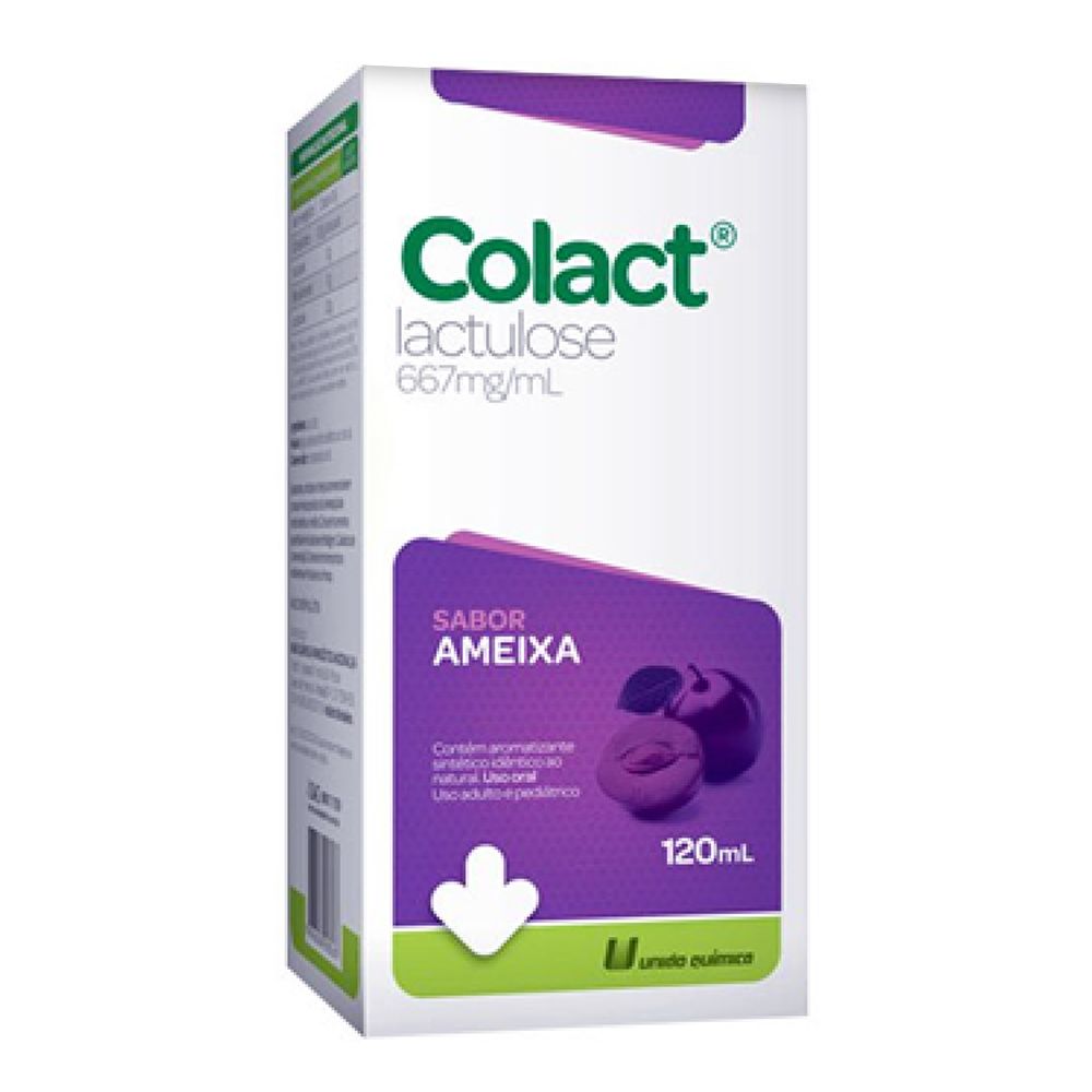 Thumbnail de COLACT 667MG/ML UNIAO QUIMICA LIQUIDO SABOR AMEIXA 120ML