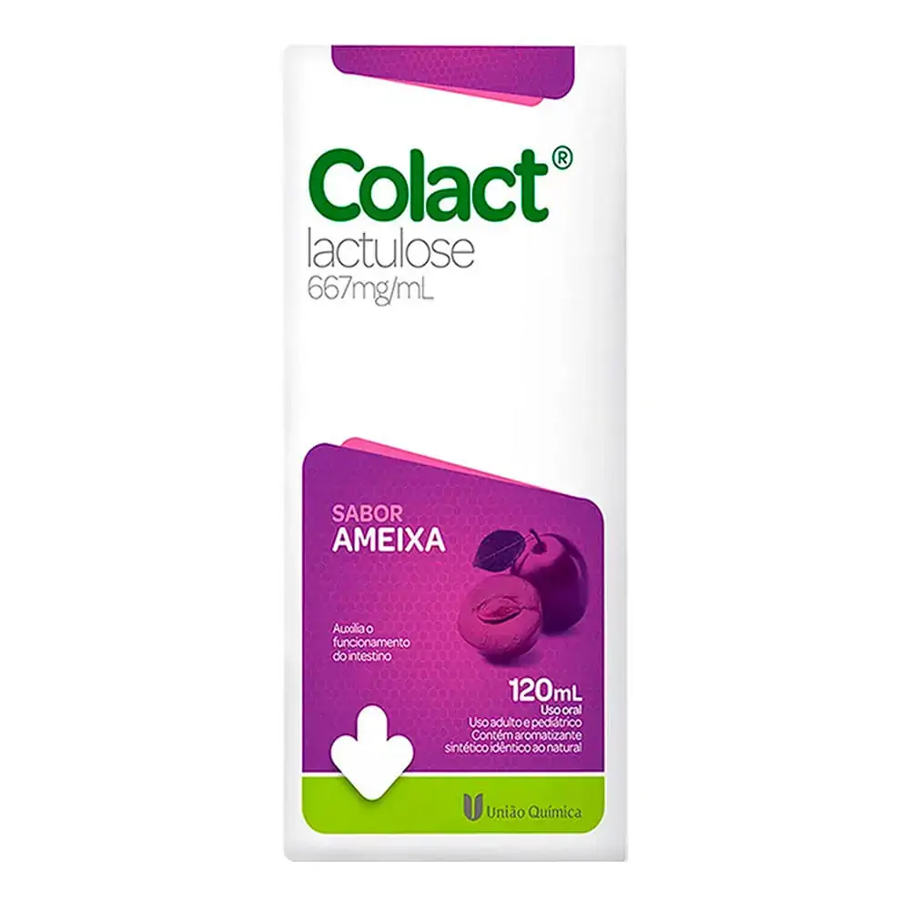 COLACT 667MG/ML UNIAO QUIMICA LIQUIDO SABOR AMEIXA 120ML
