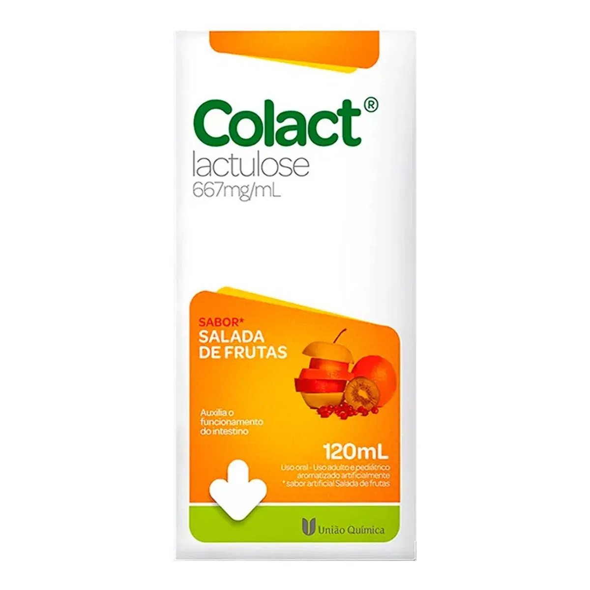 Thumbnail de COLACT 667MG/ML UNIAO QUIMICA LIQUIDO SABOR FRUTAS 120ML