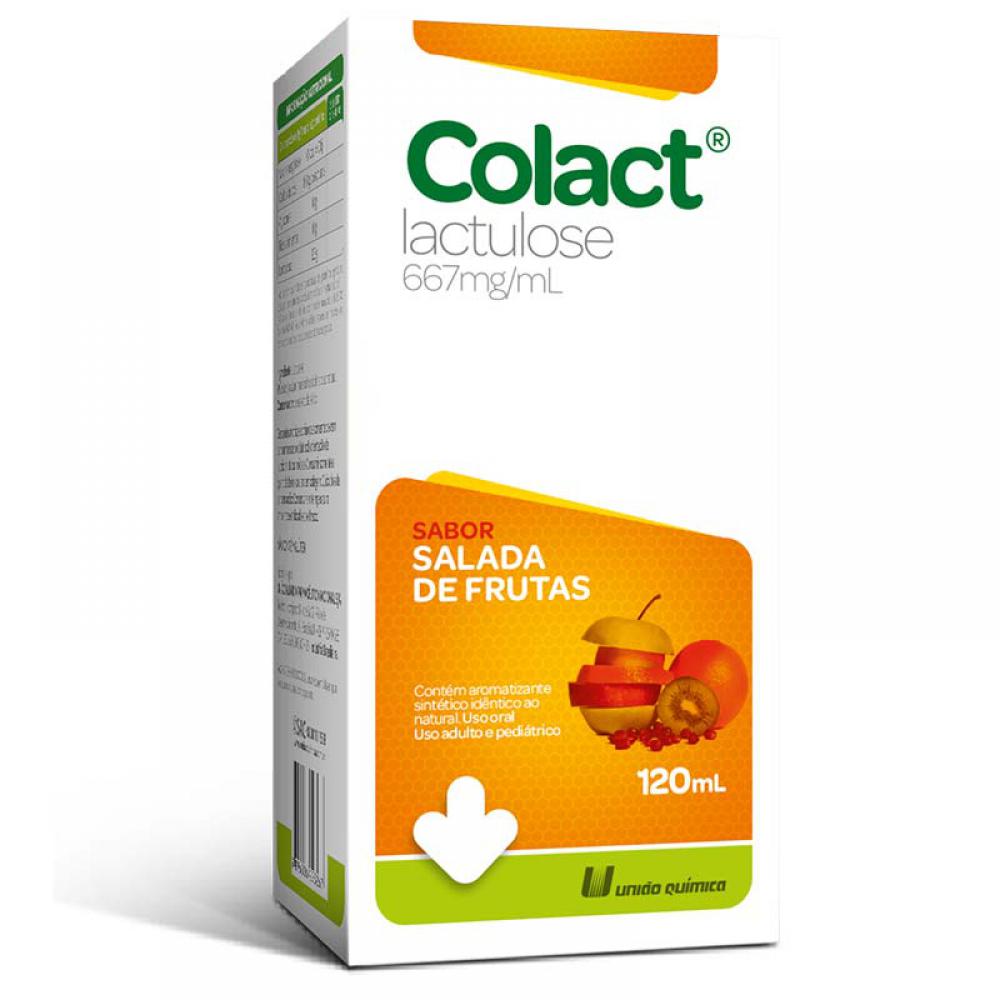 COLACT 667MG/ML UNIAO QUIMICA LIQUIDO SABOR FRUTAS 120ML