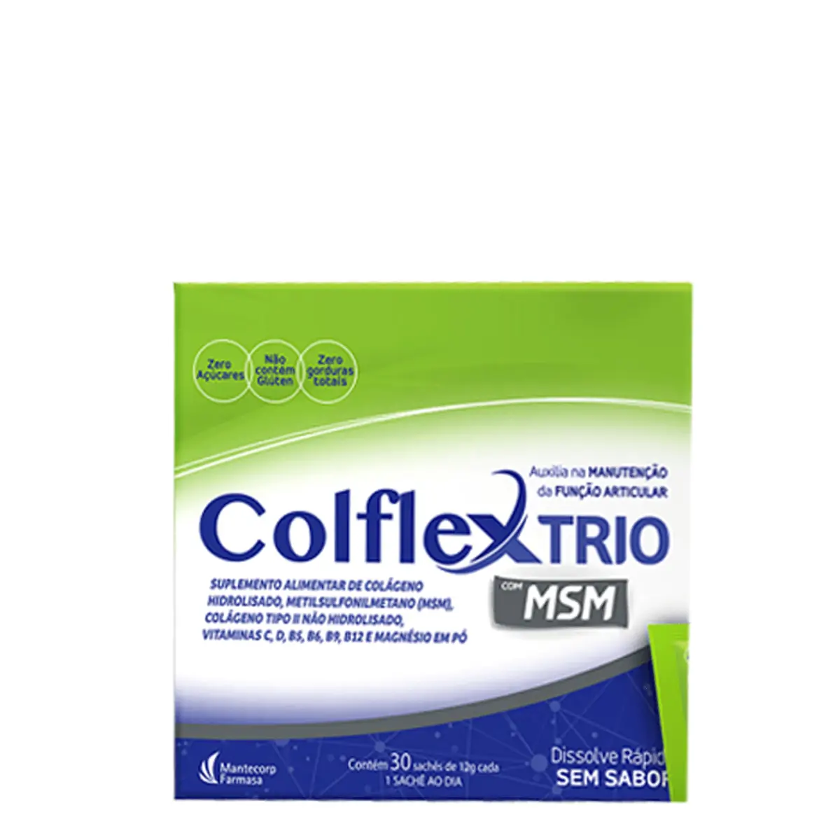 COLFLEX TRIO MANTECORP FARMASA DISPLAY COM 30 SACHES