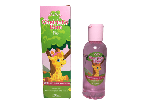 COLONIA HALLEY CHEIRINHO BOM PARA O CORPO ROSA 120ML