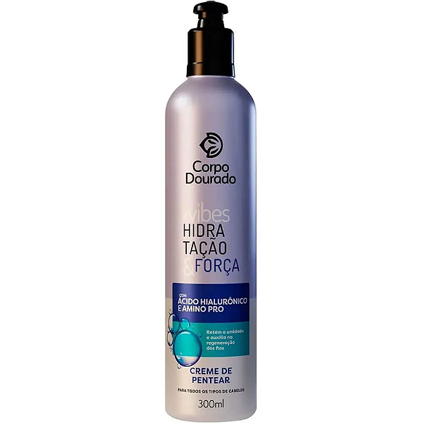 CONDICIONADOR CORPO DOURADO VIBES HIDRATACAO 300ML