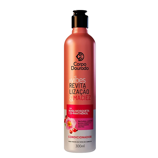 CONDICIONADOR CORPO DOURADO VIBES REVITALIZACAO 300ML