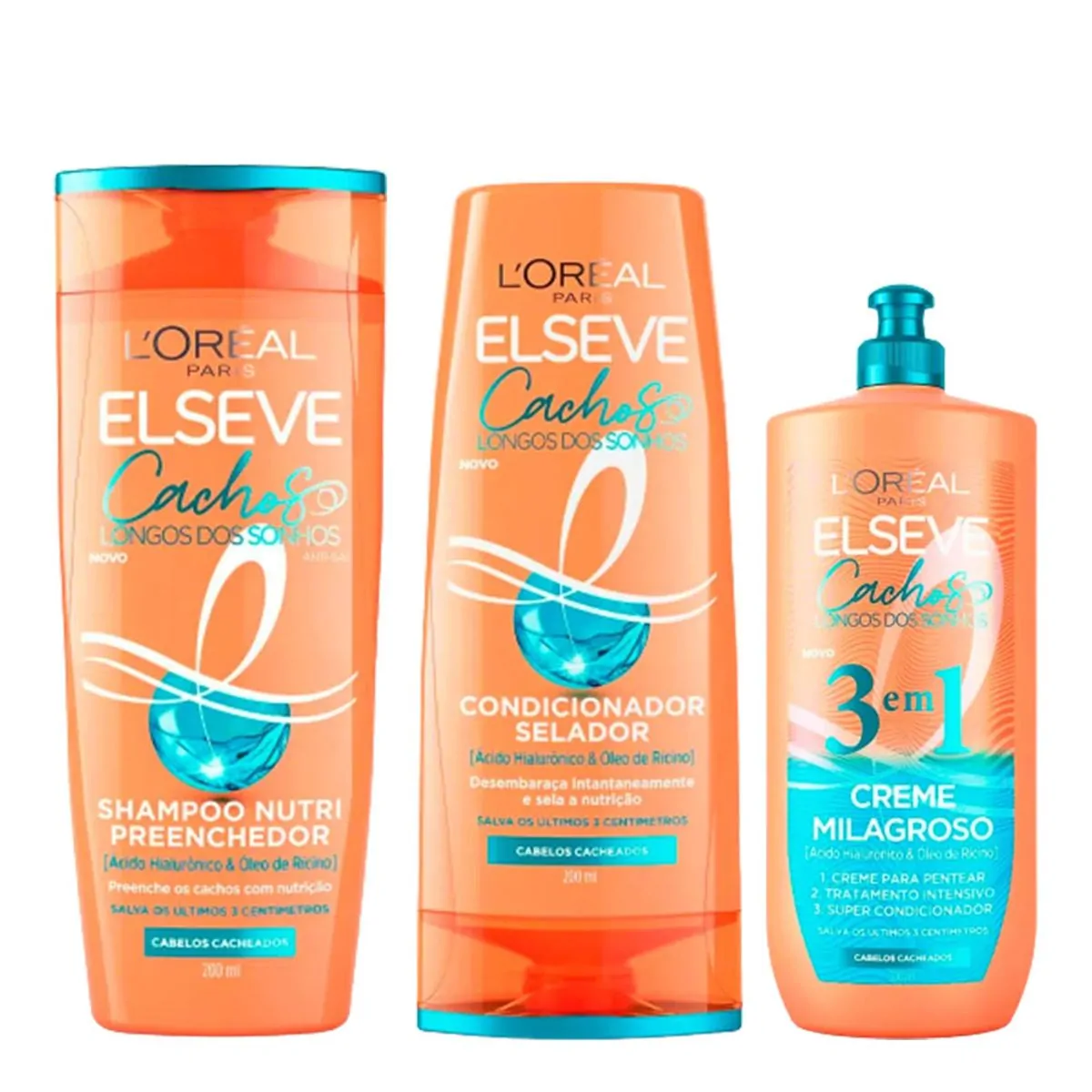 CONDICIONADOR ELSEVE CACHOS DOS SONHOS 200ML