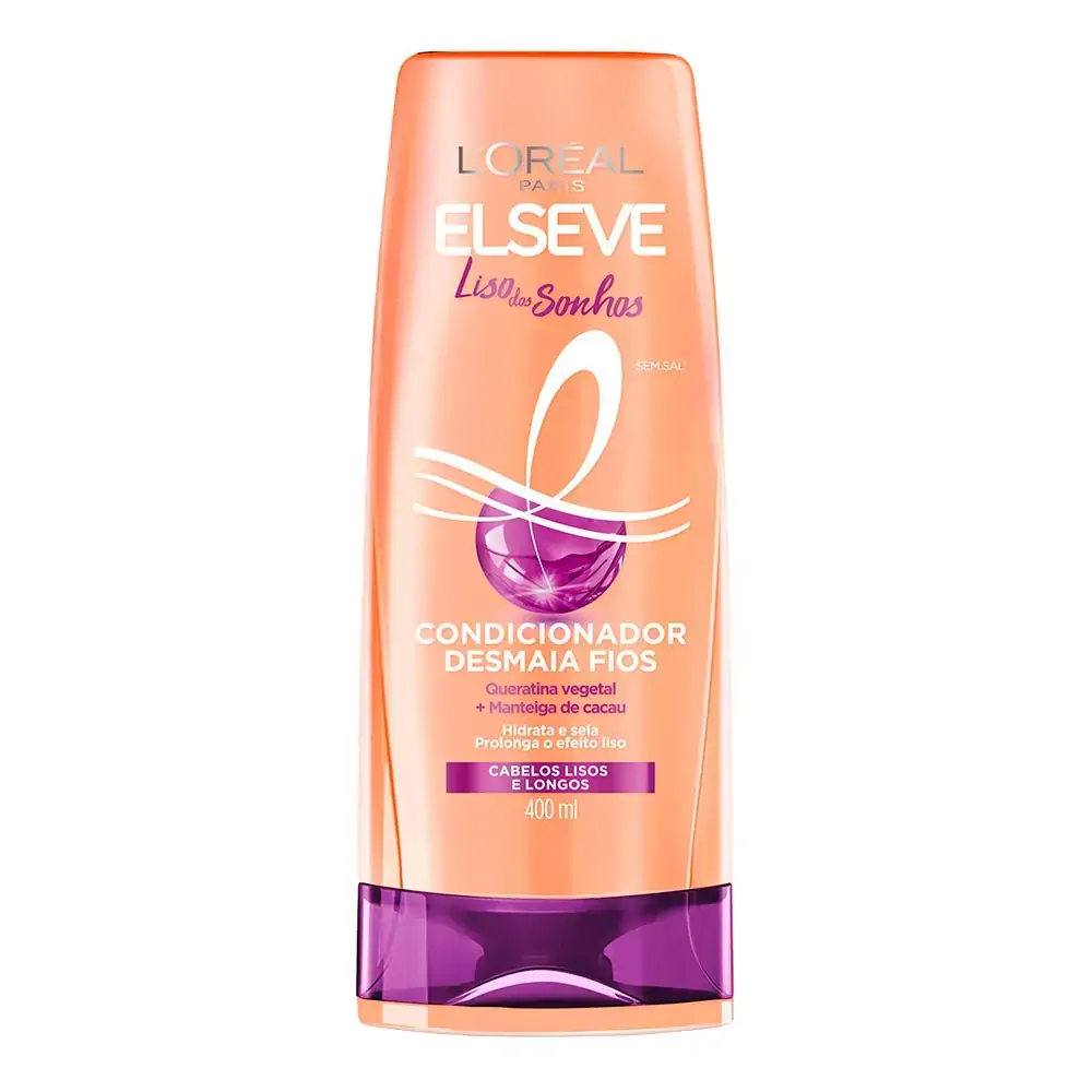 CONDICIONADOR ELSEVE LISO DOS SONHOS 400ML