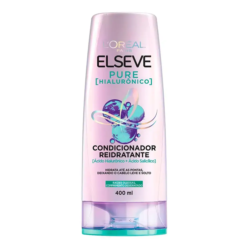 CONDICIONADOR ELSEVE PURE HIALURONICO 400ML