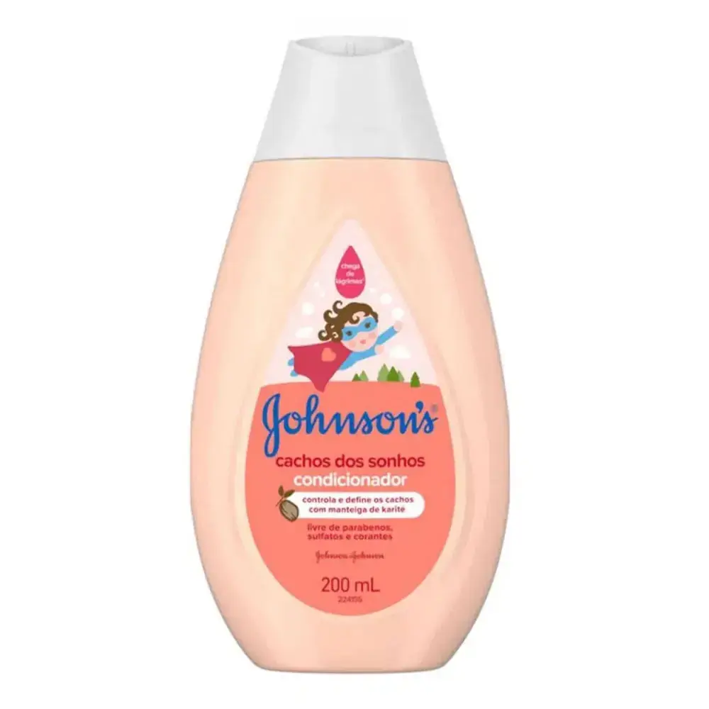 CONDICIONADOR JOHNSONS BABY CABELOS CACHEADOS 200ML