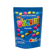 CONFEITO DE CHOCOLATE DISQUETI POUCH 120G