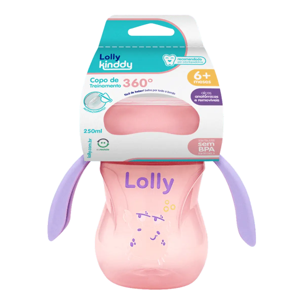 COPO 360 LOLLY OCEANO COM ALCA 250ML ROSA