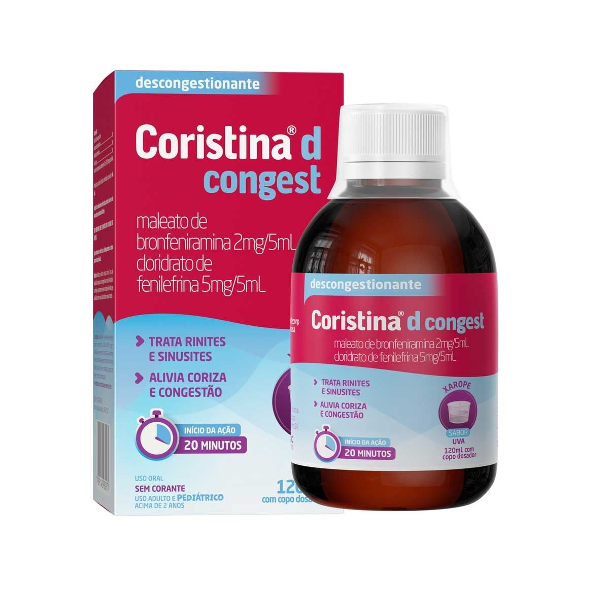 CORISTINA D CONGEST MANTECORP XAROPE 120ML