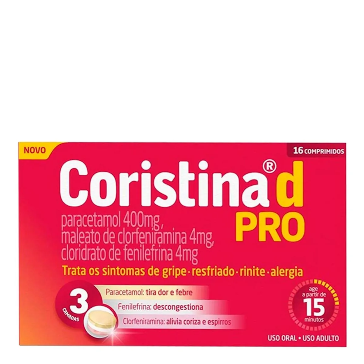 Thumbnail de CORISTINA D PRO MANTECORP CAIXA COM 16 COMPRIMIDOS