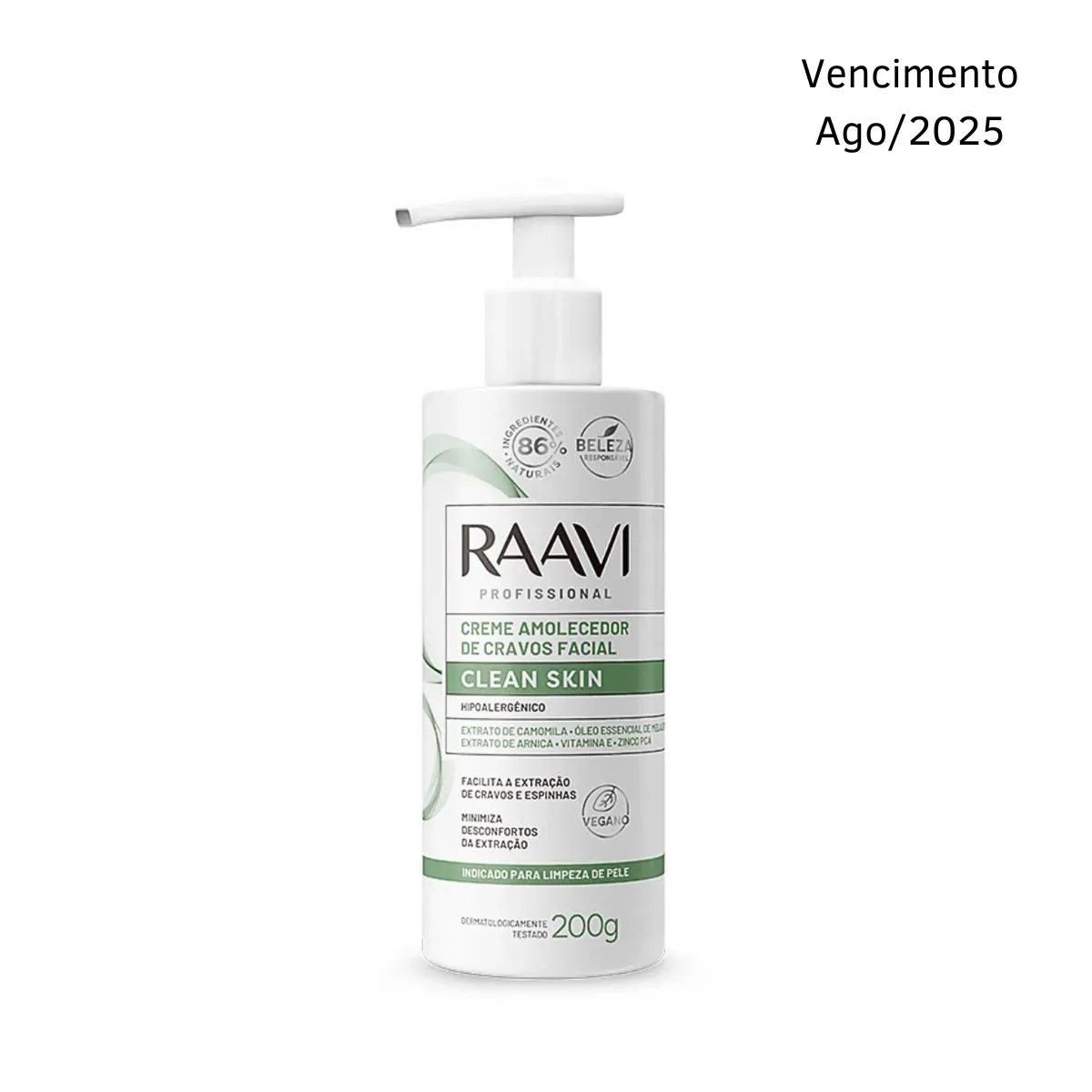 CREME AMOLECEDOR DE CRAVOS RAAVI 200G