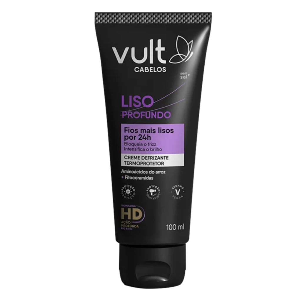 Thumbnail de CREME CAPILAR DEFRIZANTE VULT HAIR LISO 100ML