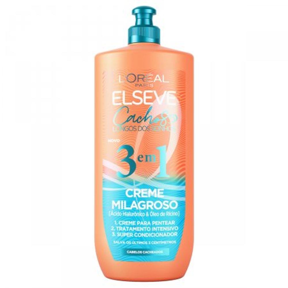 CREME CONDICIONANTE ELSEVE CACHOS DOS SONHOS 3 EM 1 500ML