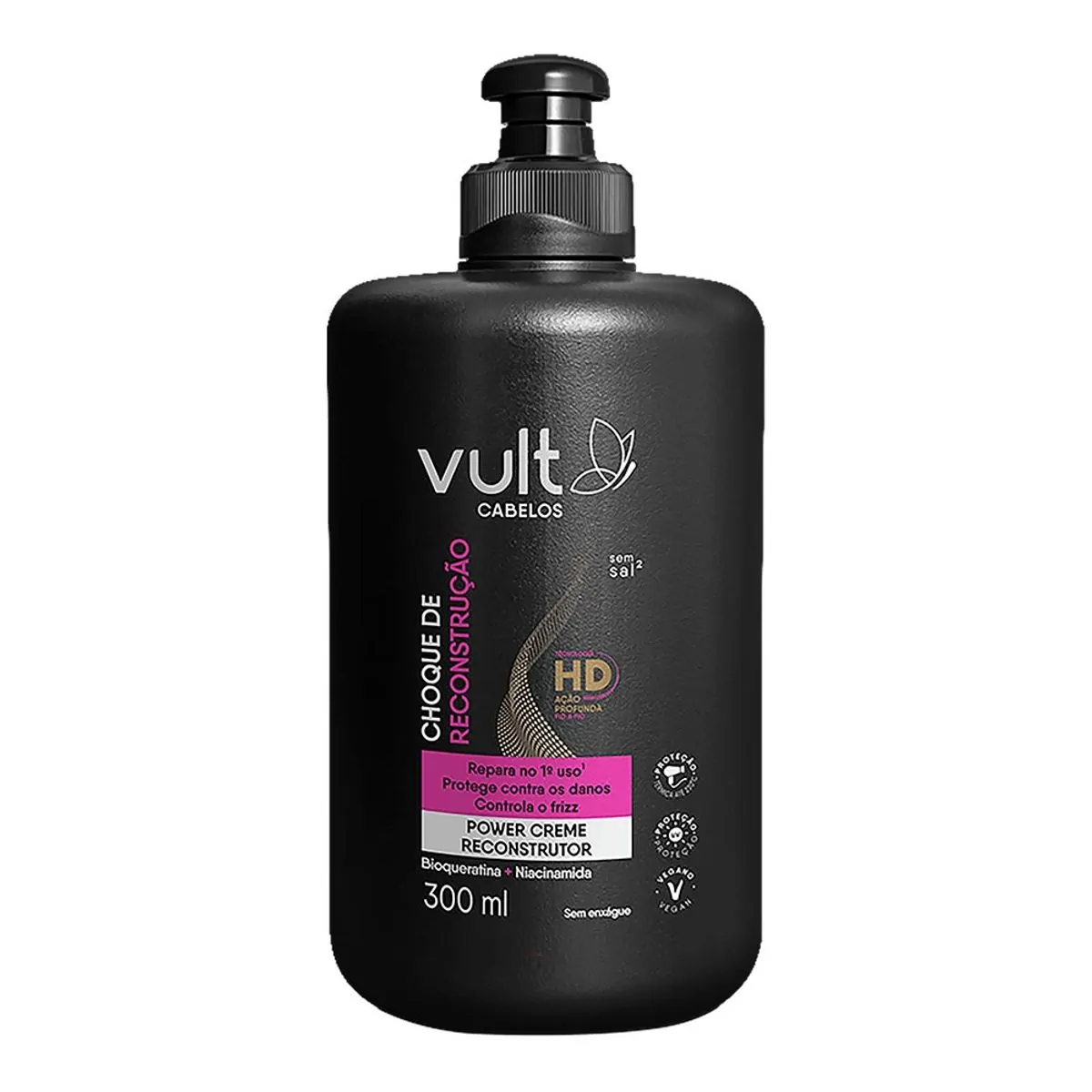 CREME DE PENTEAR VULT HAIR CHOQUE DE RECONSTRUCAO 300ML