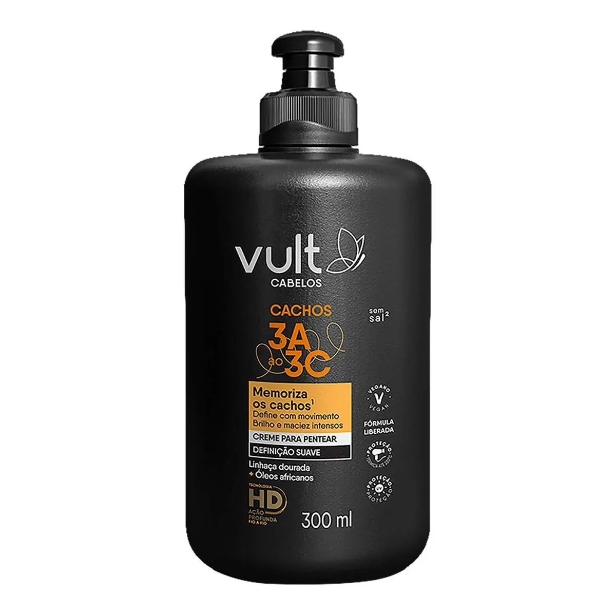 CREME DE PENTEAR VULT HAIR DEFINICAO SUAVE CACHOS 300ML