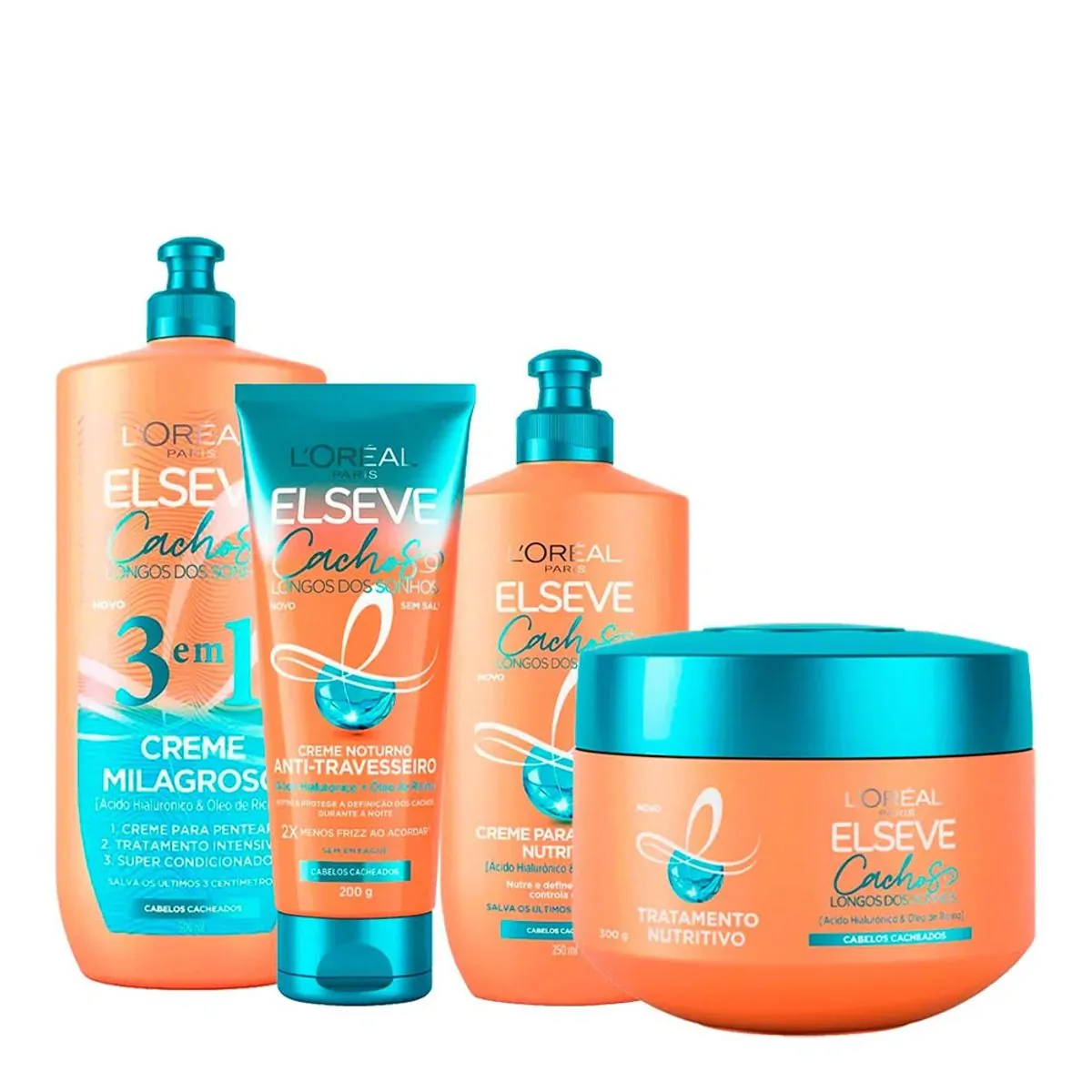CREME DE TRATAMENTO ELSEVE CACHOS DOS SONHOS 300ML
