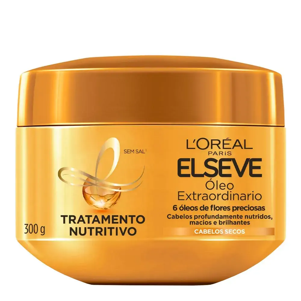 CREME DE TRATAMENTO ELSEVE OLEO EXTRAORDINARIO NUTRICAO 300G