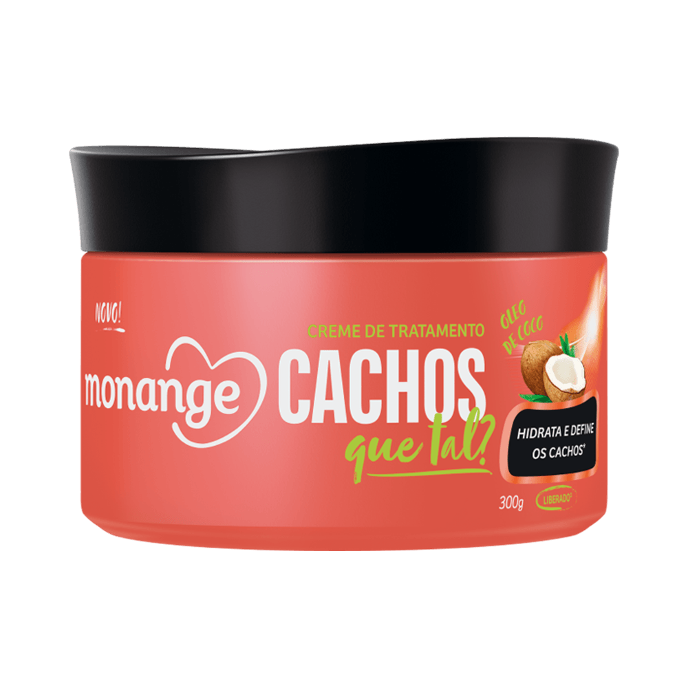 CREME DE TRATAMENTO MONANGE CACHOS QUE TAL 300G