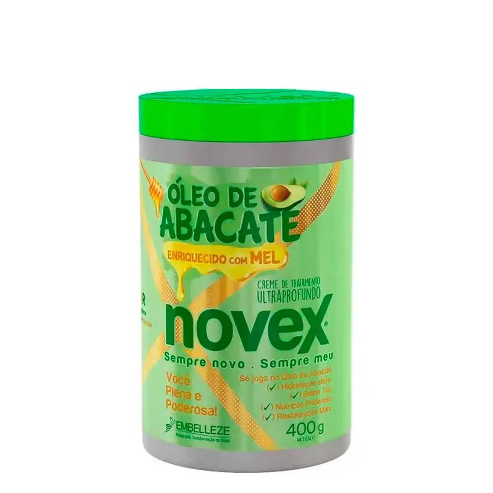 CREME DE TRATAMENTO NOVEX 400G OLEO DE ABACATE