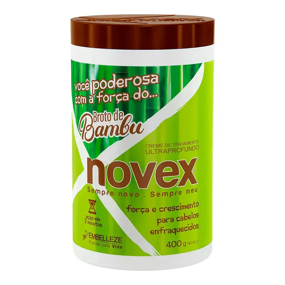 CREME DE TRATAMENTO NOVEX BROTO DE BAMBU 400G