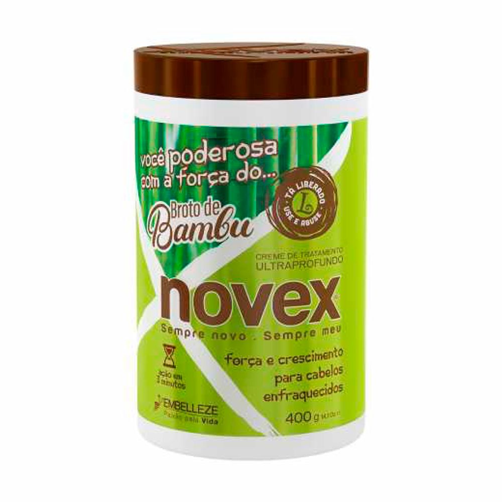 Thumbnail de CREME DE TRATAMENTO NOVEX BROTO DE BAMBU 400G
