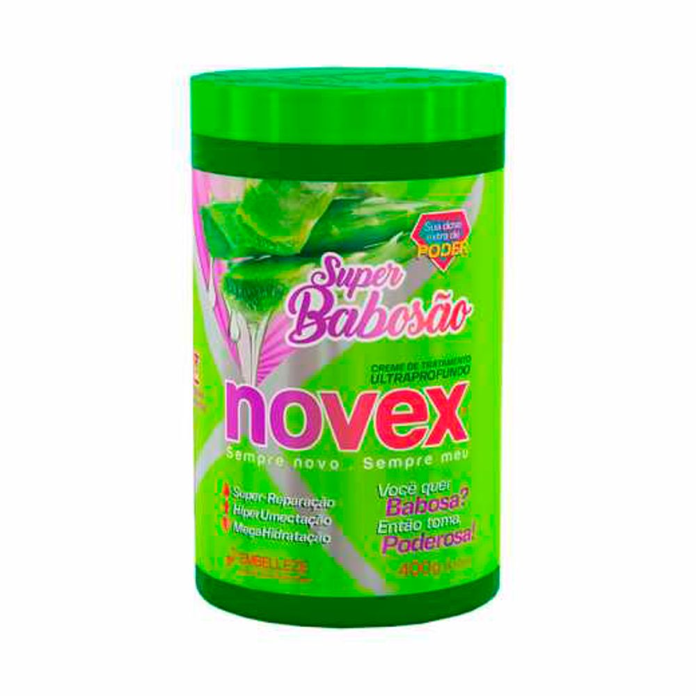 CREME DE TRATAMENTO NOVEX TOP SUPER BABOSAO 400G