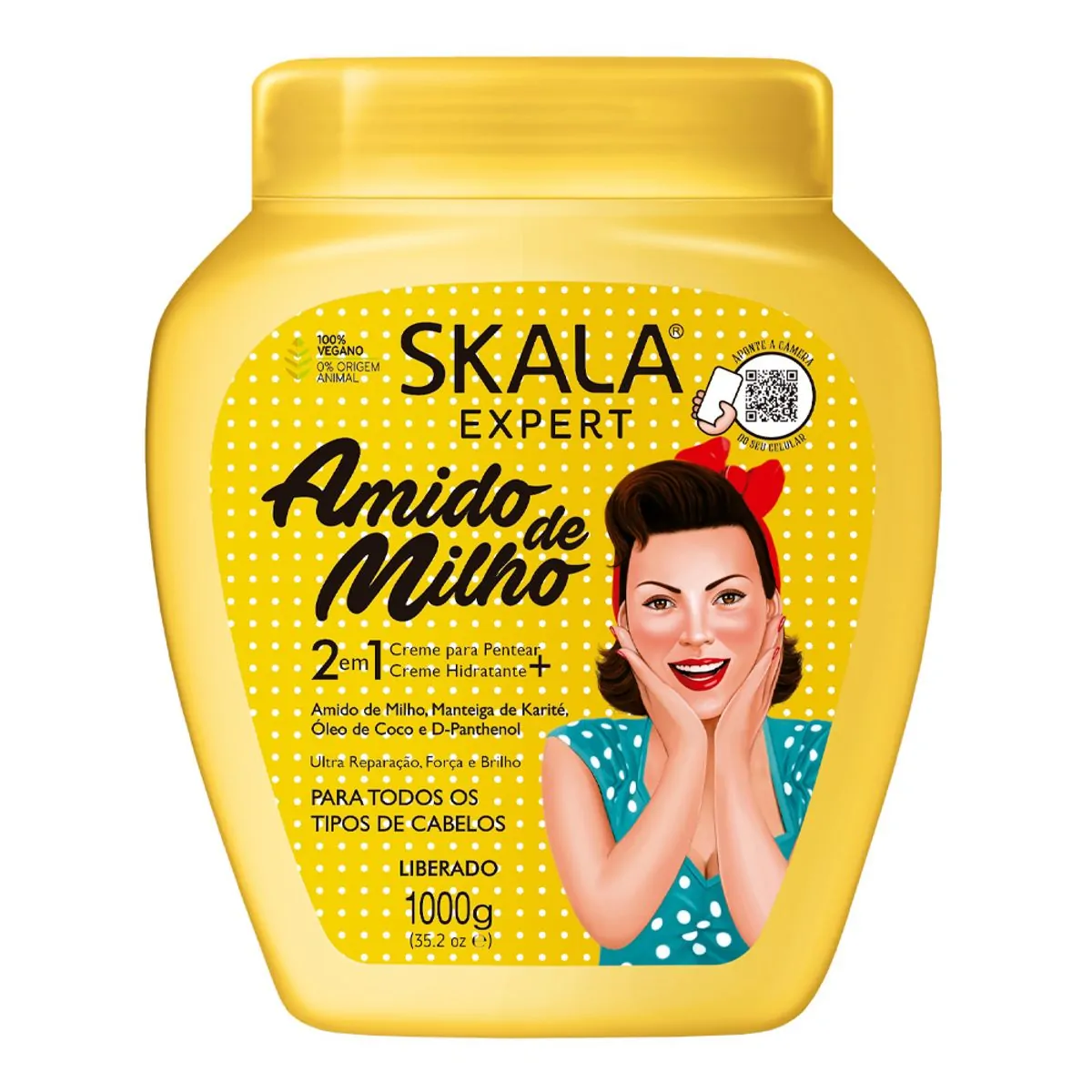 CREME DE TRATAMENTO SKALA AMIDO DE MILHO 1KG